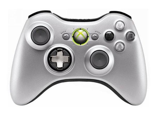 Silver xbox sale 360 controller